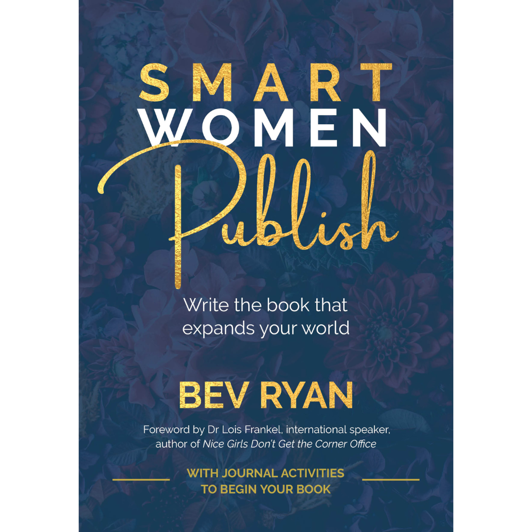 'Smart Women Publish' by Bev Ryan, founder of Smart Women Publish, the business